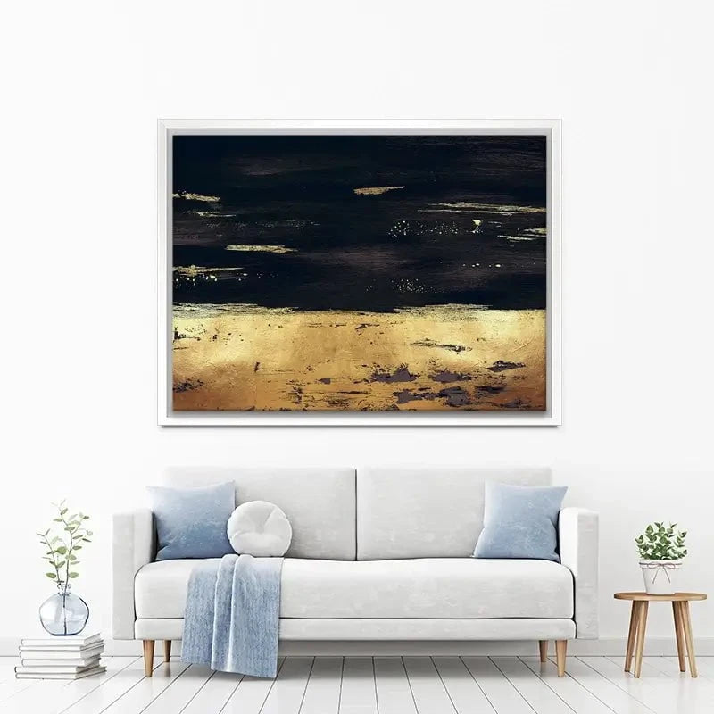 Golden Black River Canvas Print Golden Black River Canvas Print wall art product Svetlana Aleynikova