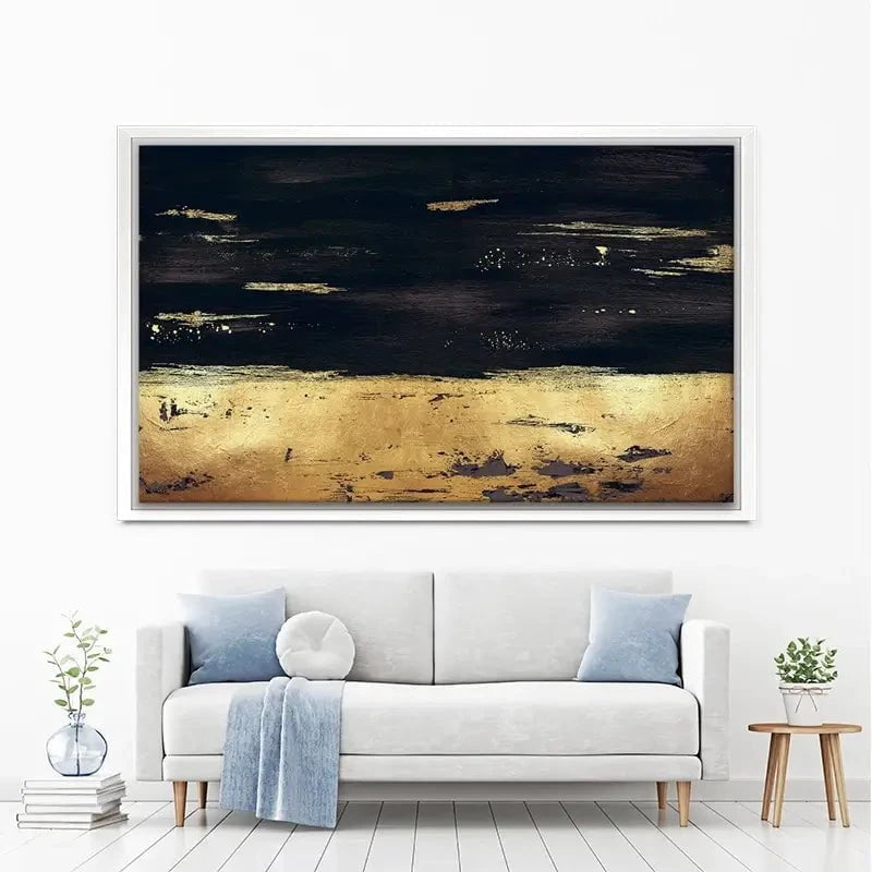 Golden Black River Canvas Print Golden Black River Canvas Print wall art product Svetlana Aleynikova