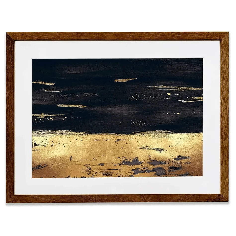 Golden Black River Framed Art Print Golden Black River Framed Art Print wall art product Svetlana Aleynikova