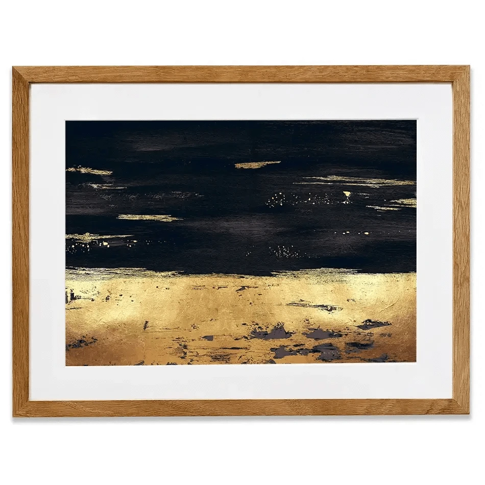 Golden Black River Framed Art Print Golden Black River Framed Art Print wall art product Svetlana Aleynikova