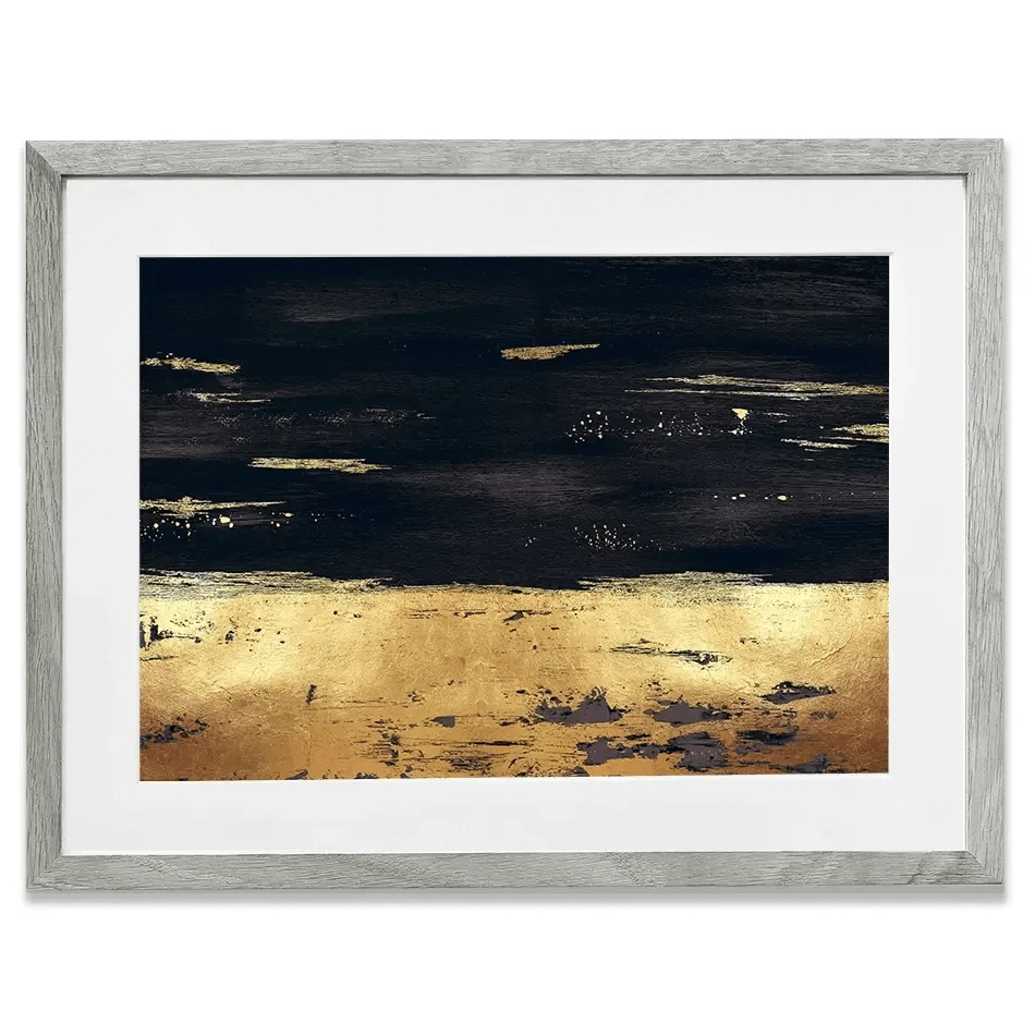 Golden Black River Framed Art Print Golden Black River Framed Art Print wall art product Svetlana Aleynikova