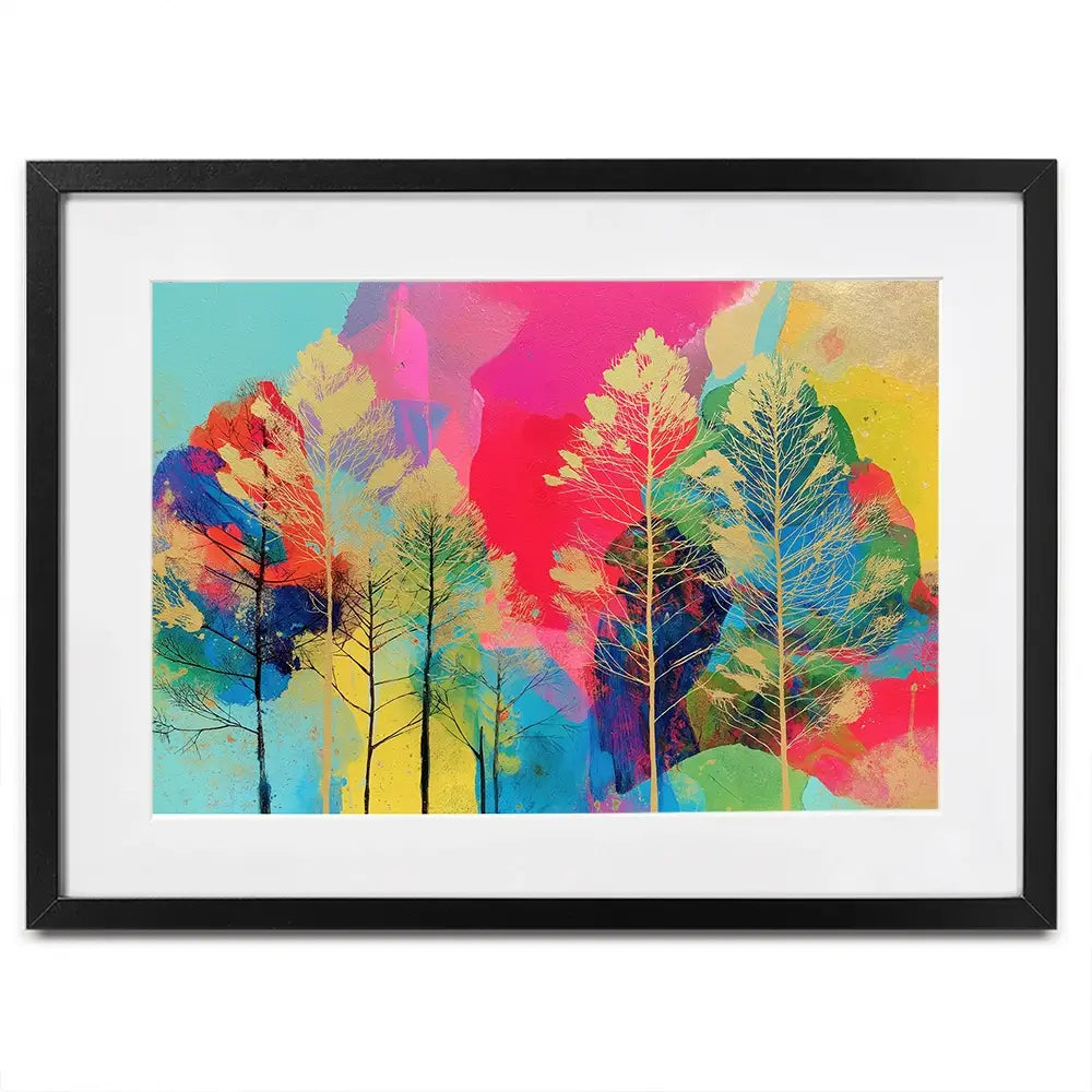 Golden Forest Framed Art Print Golden Forest Framed Art Print wall art product Chromatic Storm Studio