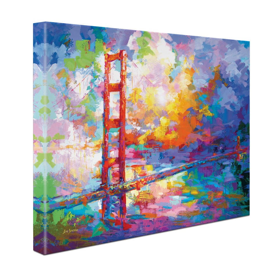 Golden Gate Bridge 2 Canvas Print wall art product Leon Devenice