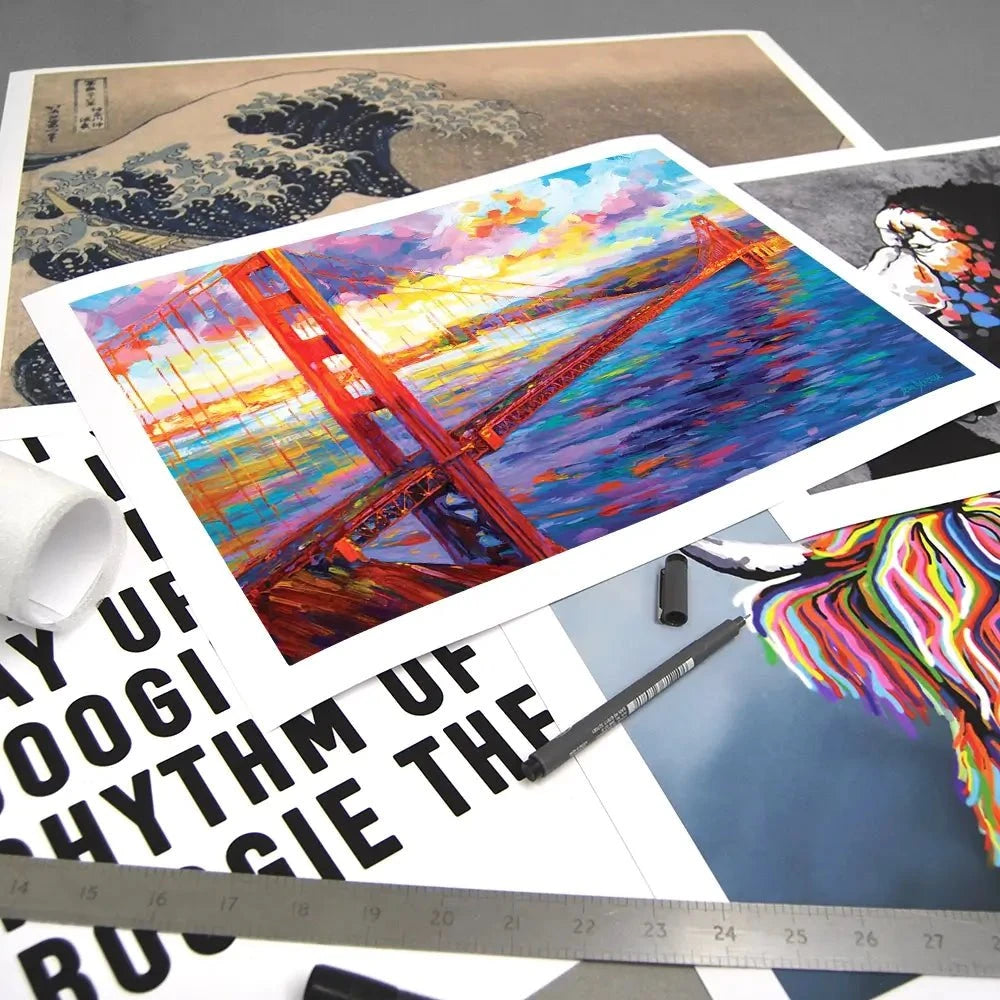 Golden Gate Bridge Art Print Golden Gate Bridge Art Print wall art product Leon Devenice