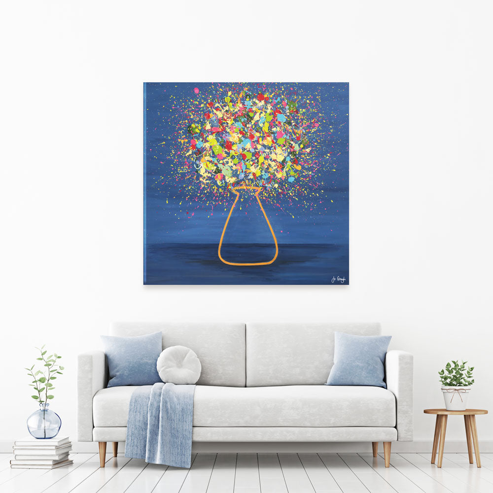Golden Glow Canvas Print Golden Glow Canvas Print wall art product Jo Gough
