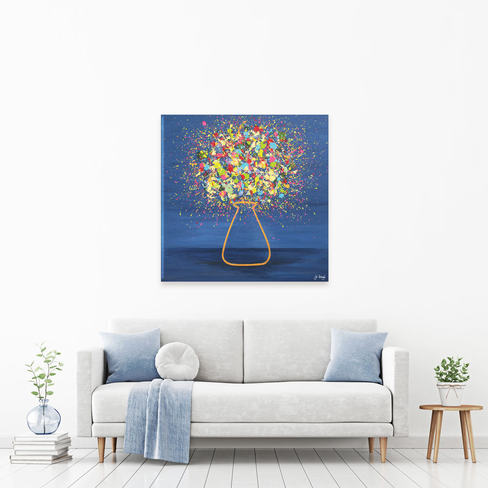Golden Glow Canvas Print Golden Glow Canvas Print wall art product Jo Gough