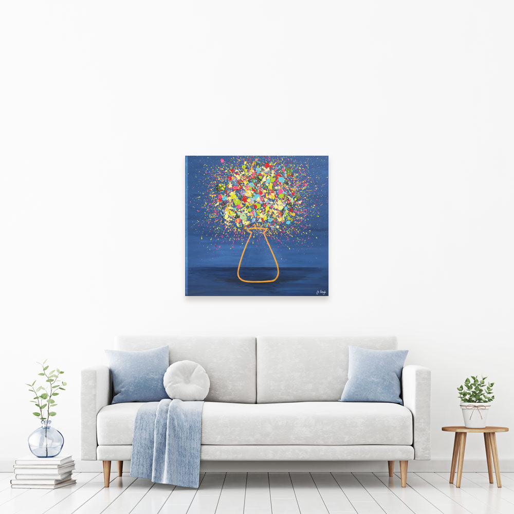 Golden Glow Canvas Print Golden Glow Canvas Print wall art product Jo Gough