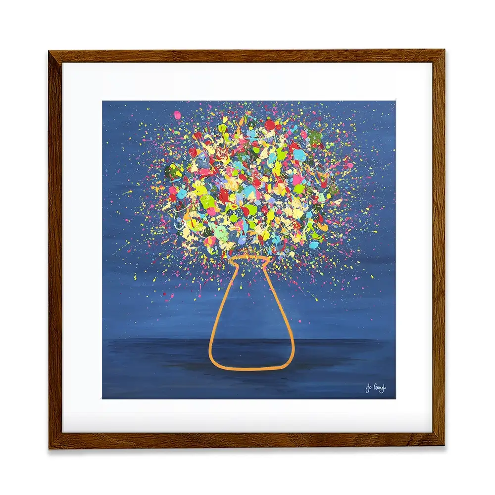 Golden Glow Framed Art Print Golden Glow Framed Art Print wall art product Jo Gough