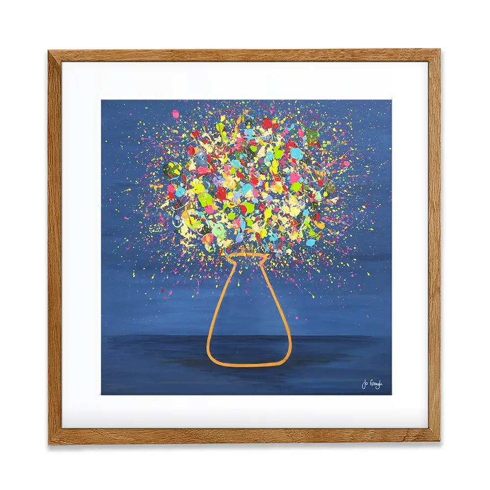 Golden Glow Framed Art Print Golden Glow Framed Art Print wall art product Jo Gough