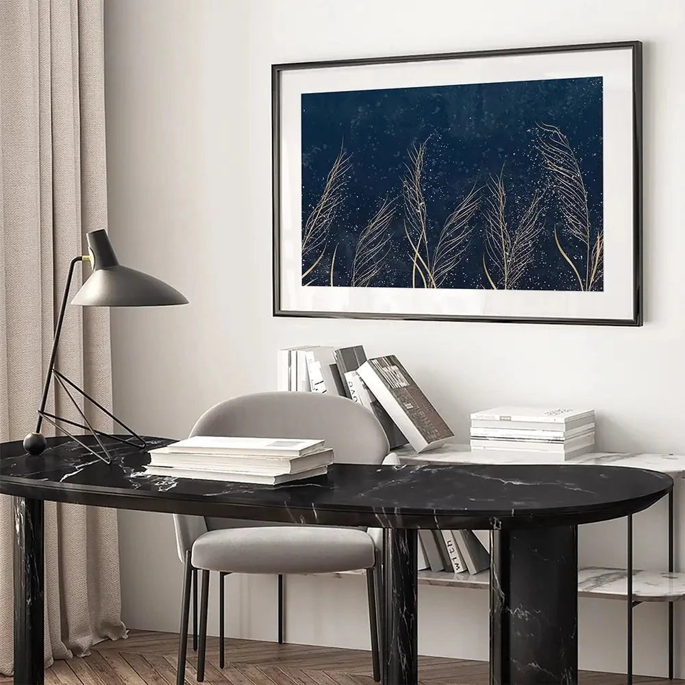 Golden Grass Framed Art Print Golden Grass Framed Art Print wall art product Aleshyn_Andrei / Shutterstock