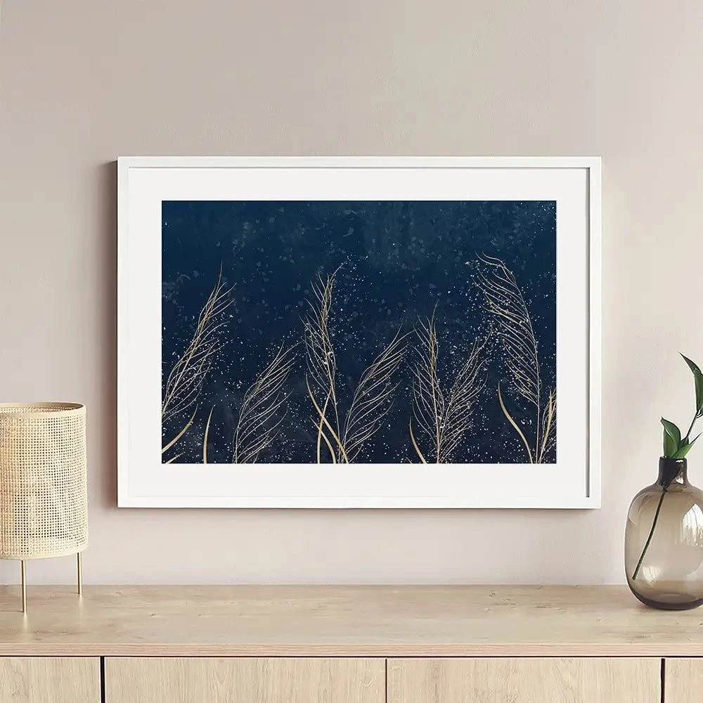 Golden Grass Framed Art Print Golden Grass Framed Art Print wall art product Aleshyn_Andrei / Shutterstock