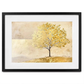 Golden Landscape Framed Art Print Golden Landscape Framed Art Print wall art product RileyB - Independent