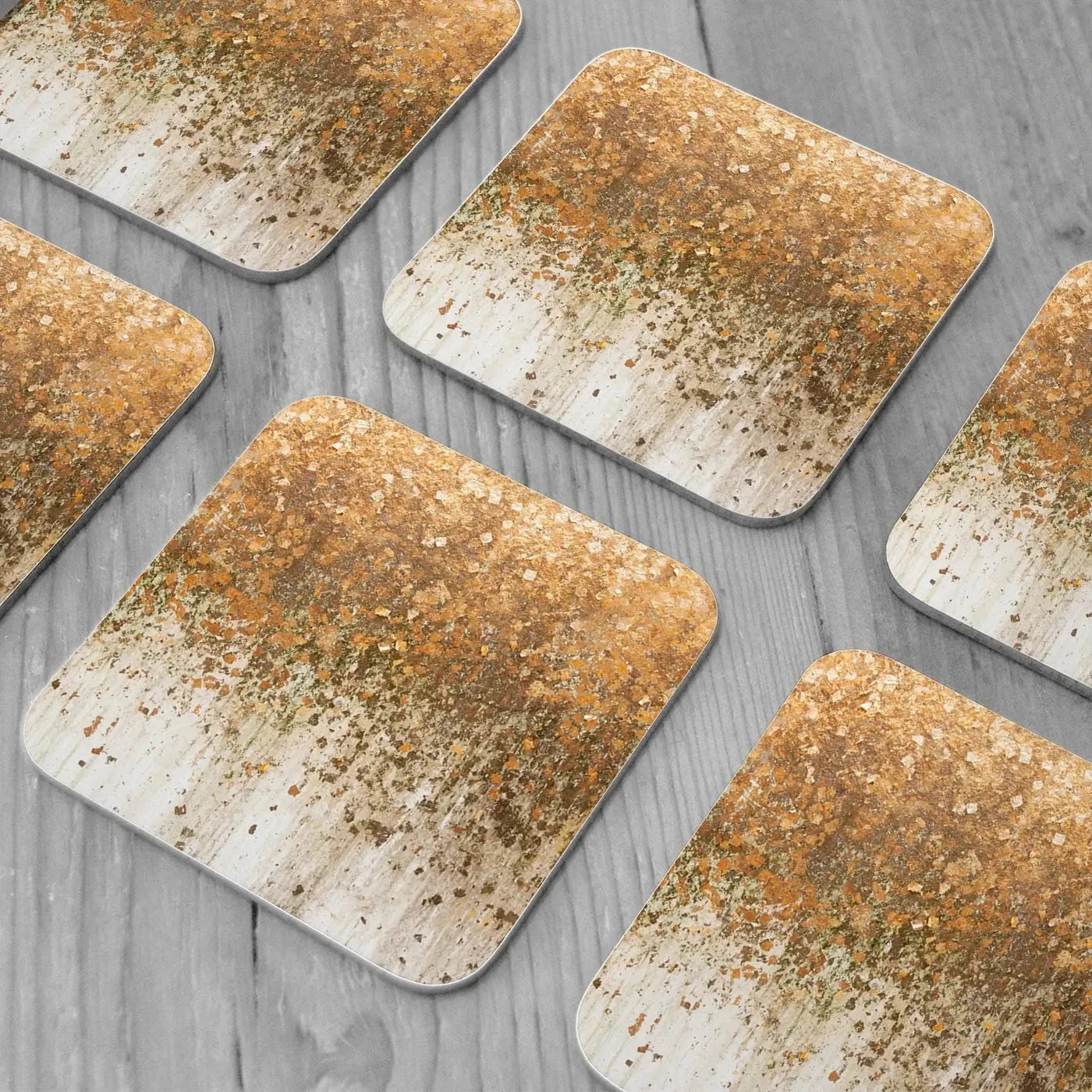 Golden Leaf Wall Coaster Set Rainbow Soul Tree Coaster Set | Rainbow Soul Tree Art Coasters wall art product WIN12_ET / Shutterstock