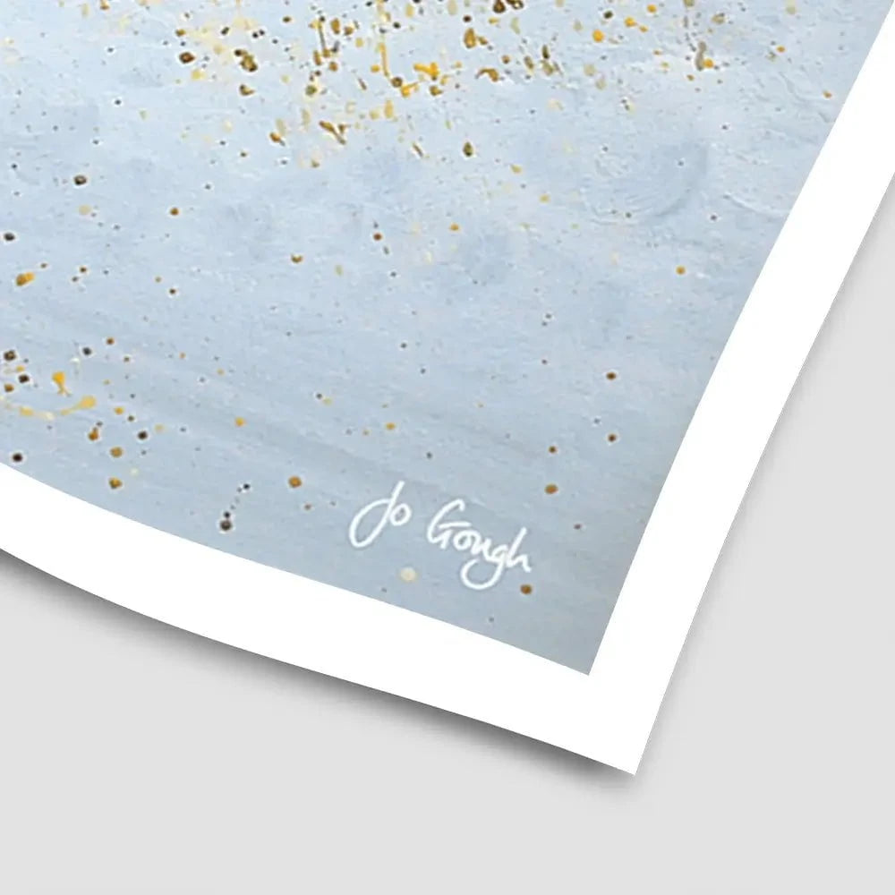 Golden Love Art Print Golden Love Art Print wall art product Jo Gough