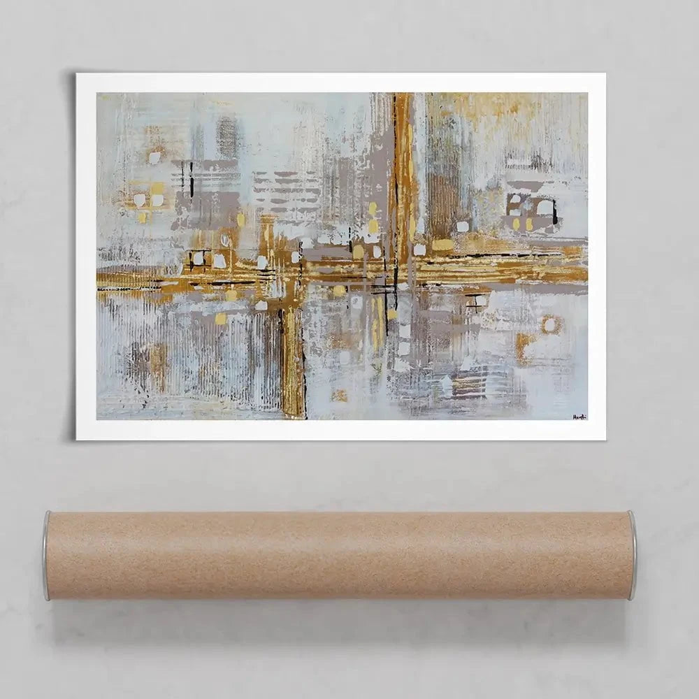 Golden Memory Art Print Golden Memory Art Print wall art product Maria Moretti