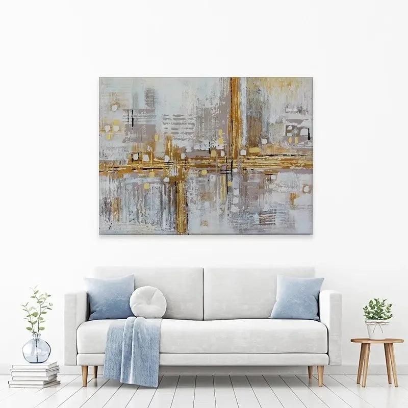 Golden Memory Canvas Print Golden Memory Canvas Print wall art product Maria Moretti