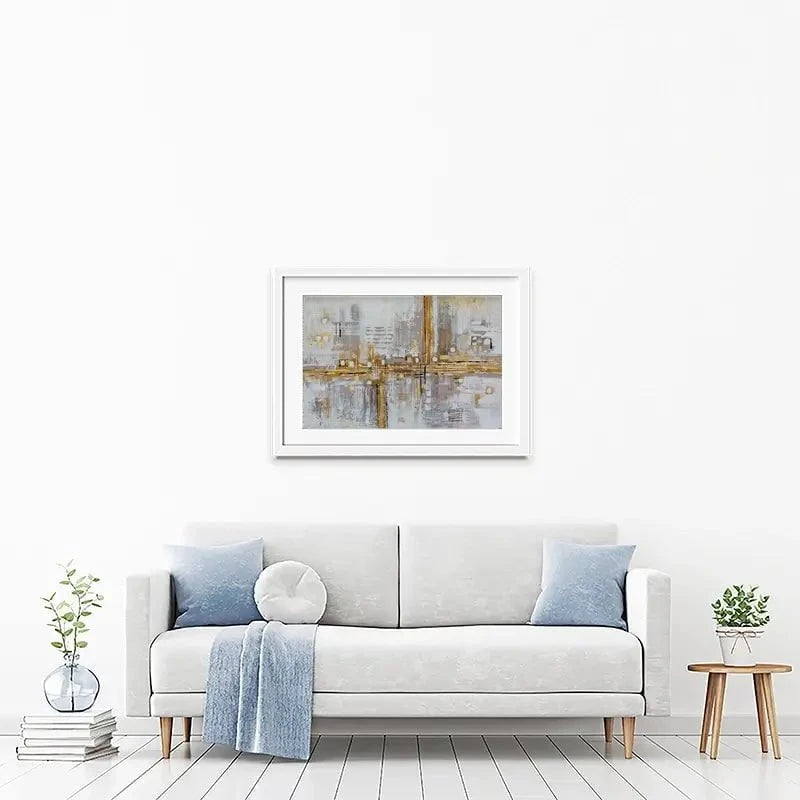 Golden Memory Framed Art Print Golden Memory Framed Art Print wall art product Maria Moretti