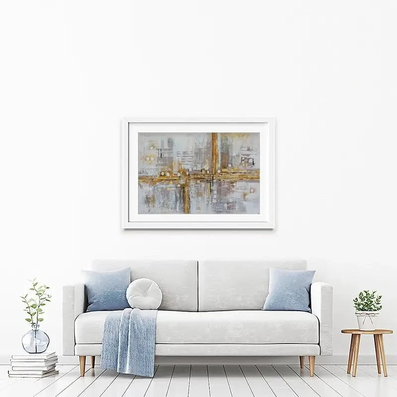 Golden Memory Framed Art Print Golden Memory Framed Art Print wall art product Maria Moretti