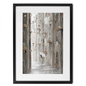 Golden Moment Of Peace Framed Art Print Golden Moment Of Peace Framed Art Print wall art product Isabella Karolewicz