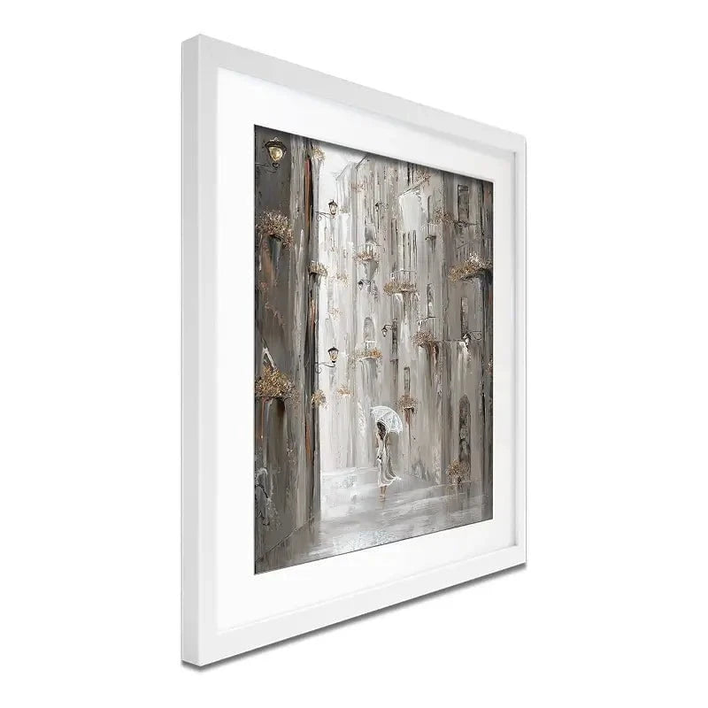 Golden Moment Of Peace Framed Art Print Golden Moment Of Peace Framed Art Print wall art product Isabella Karolewicz