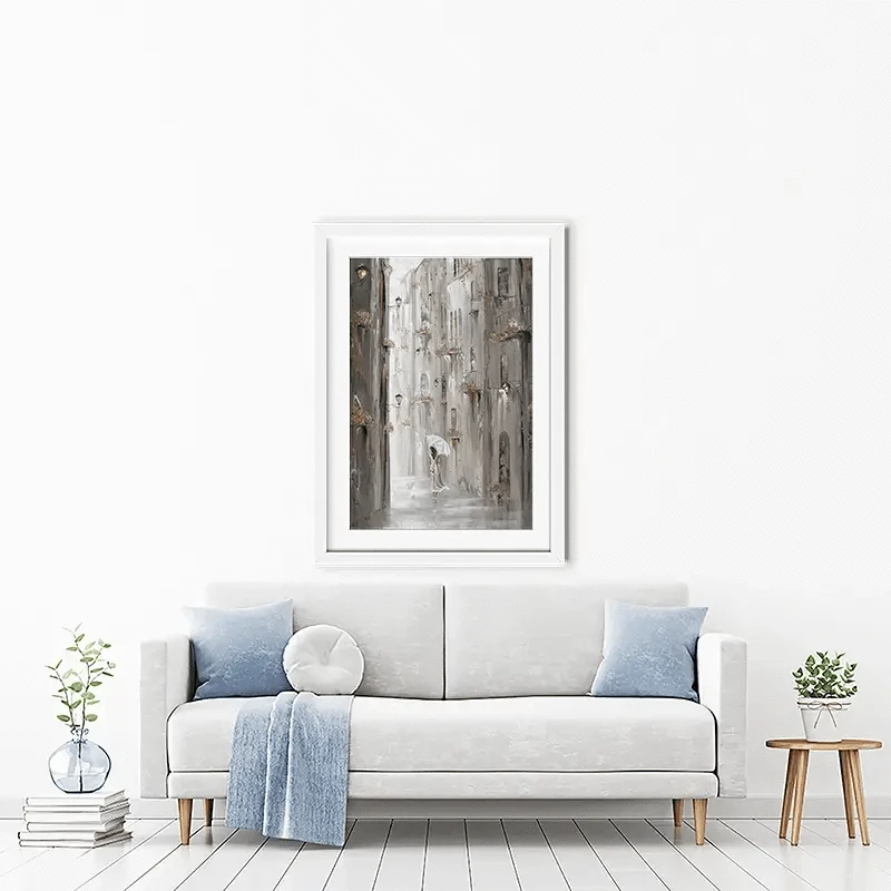 Golden Moment Of Peace Framed Art Print Golden Moment Of Peace Framed Art Print wall art product Isabella Karolewicz