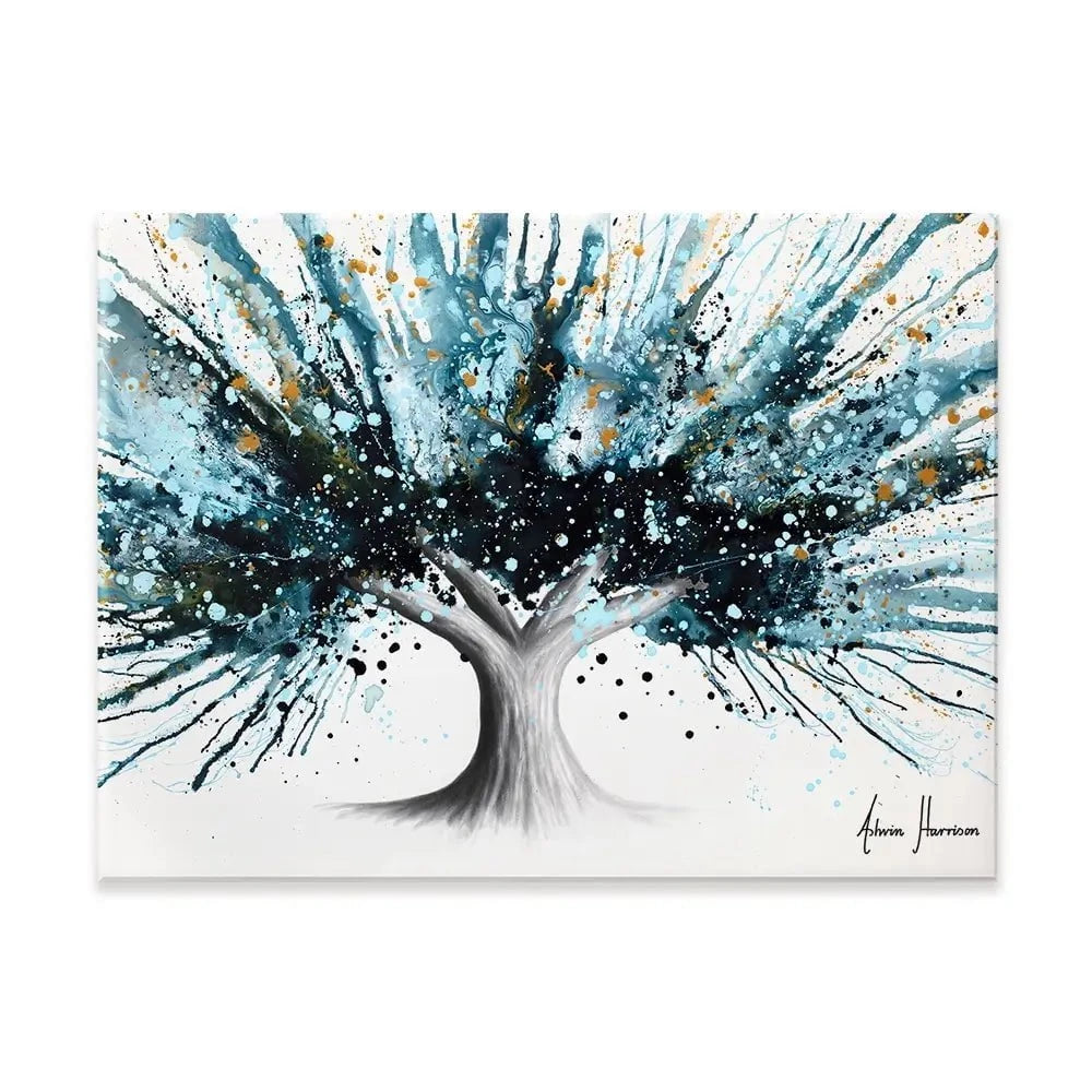 Golden Night Tree Canvas Print Golden Night Tree Canvas Print wall art product Ashvin Harrison