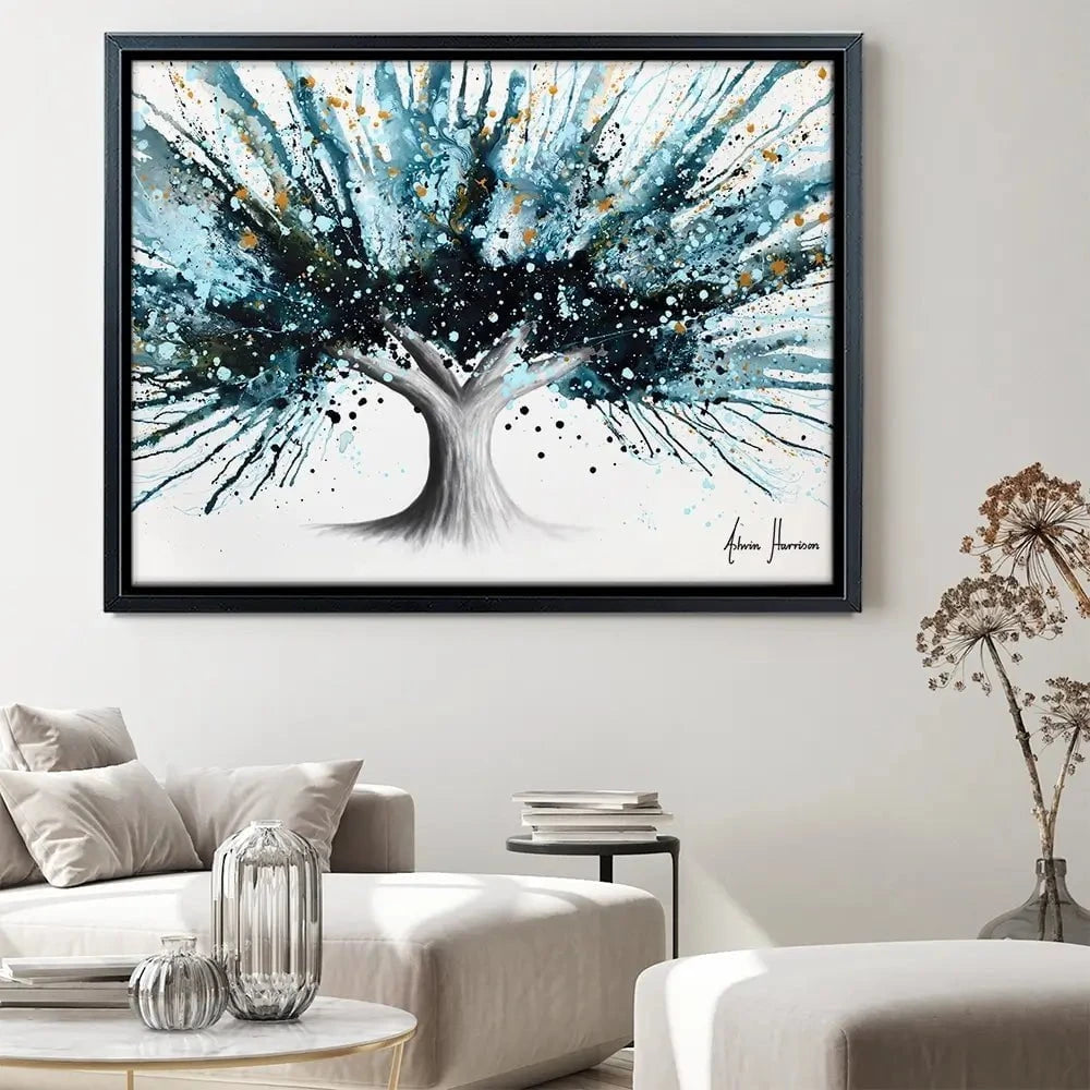 Golden Night Tree Canvas Print Golden Night Tree Canvas Print wall art product Ashvin Harrison