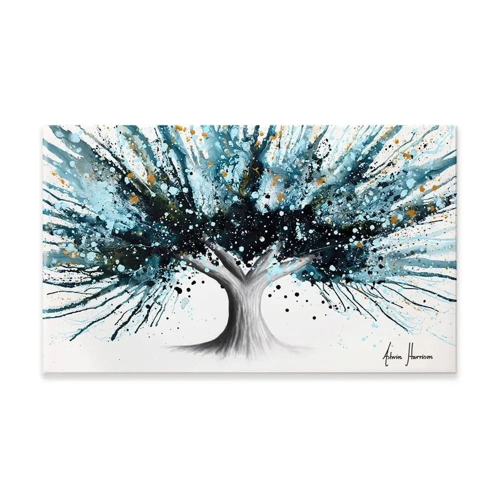 Golden Night Tree Canvas Print Golden Night Tree Canvas Print wall art product Ashvin Harrison