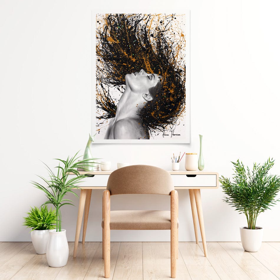 Golden Onyx Sensation Art Print wall art product Ashvin Harrison