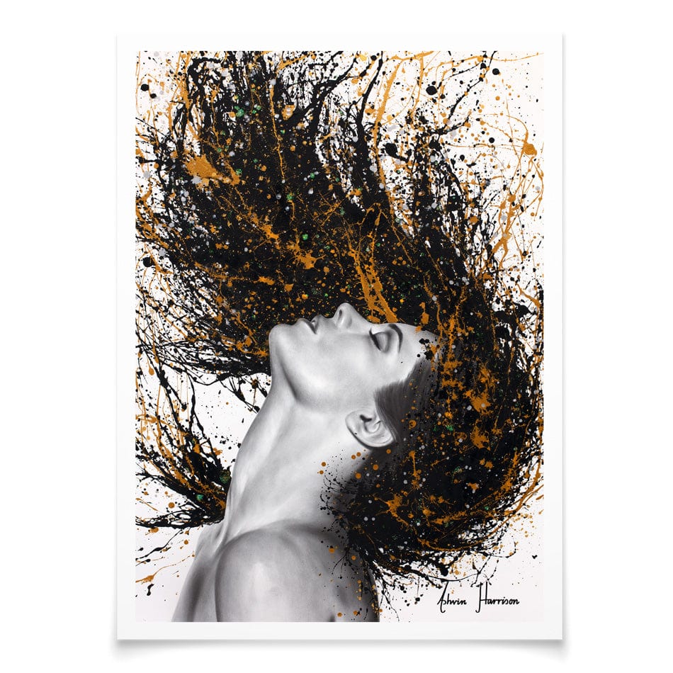 Golden Onyx Sensation Art Print wall art product Ashvin Harrison