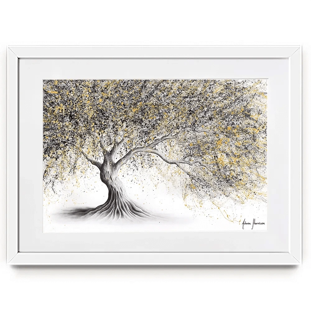 Golden Onyx Tree Framed Art Print Golden Onyx Tree Framed Art Print wall art product Ashvin Harrison