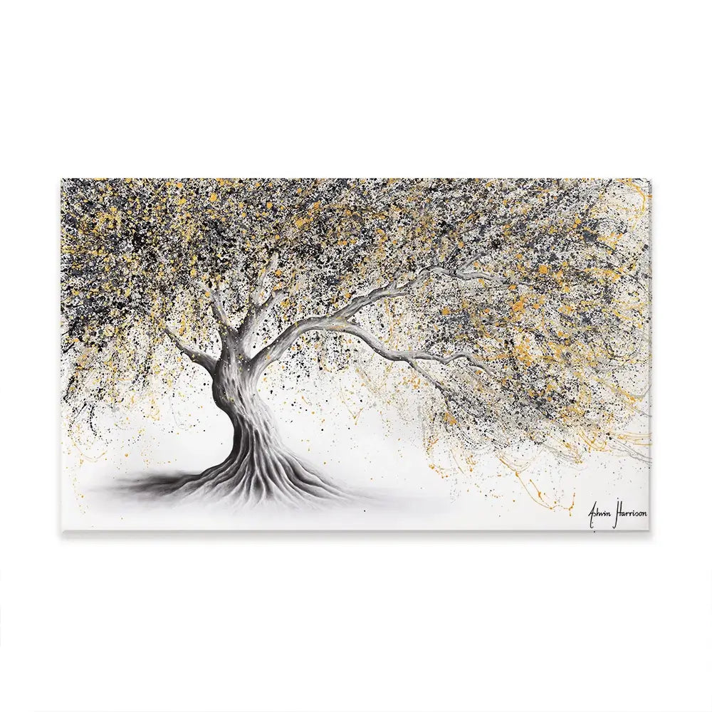 Golden Onyx Tree Oversized Canvas Print Golden Onyx Tree Oversized Canvas Print wall art product Ashvin Harrison