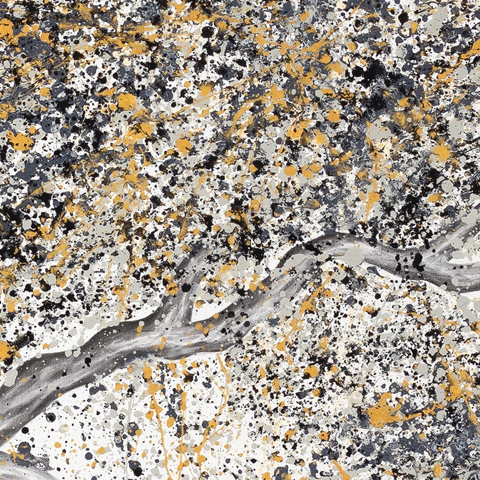 Golden Onyx Tree Square Canvas Print wall art product Ashvin Harrison