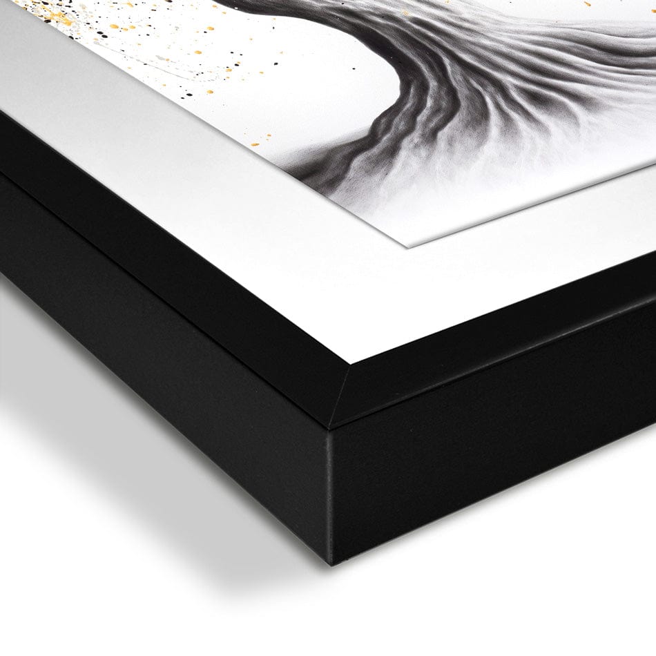 Golden Onyx Tree Square Framed Art Print wall art product Ashvin Harrison