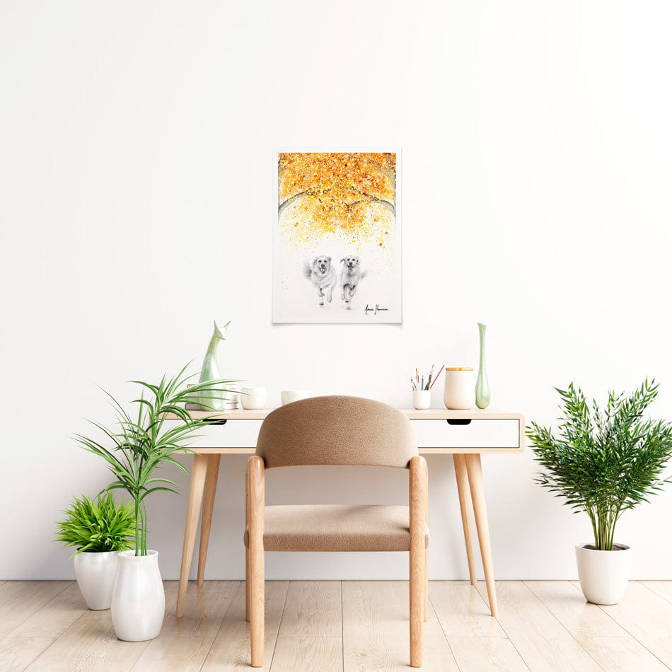 Golden Run Art Print wall art product Ashvin Harrison