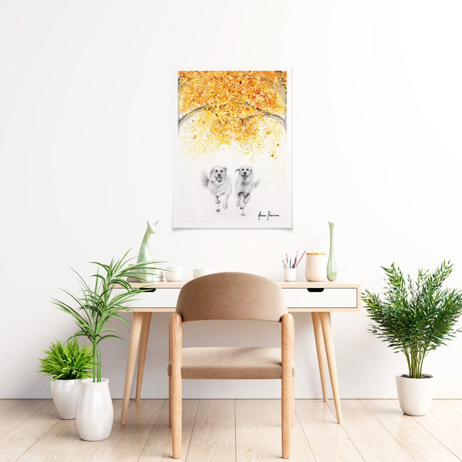 Golden Run Art Print wall art product Ashvin Harrison