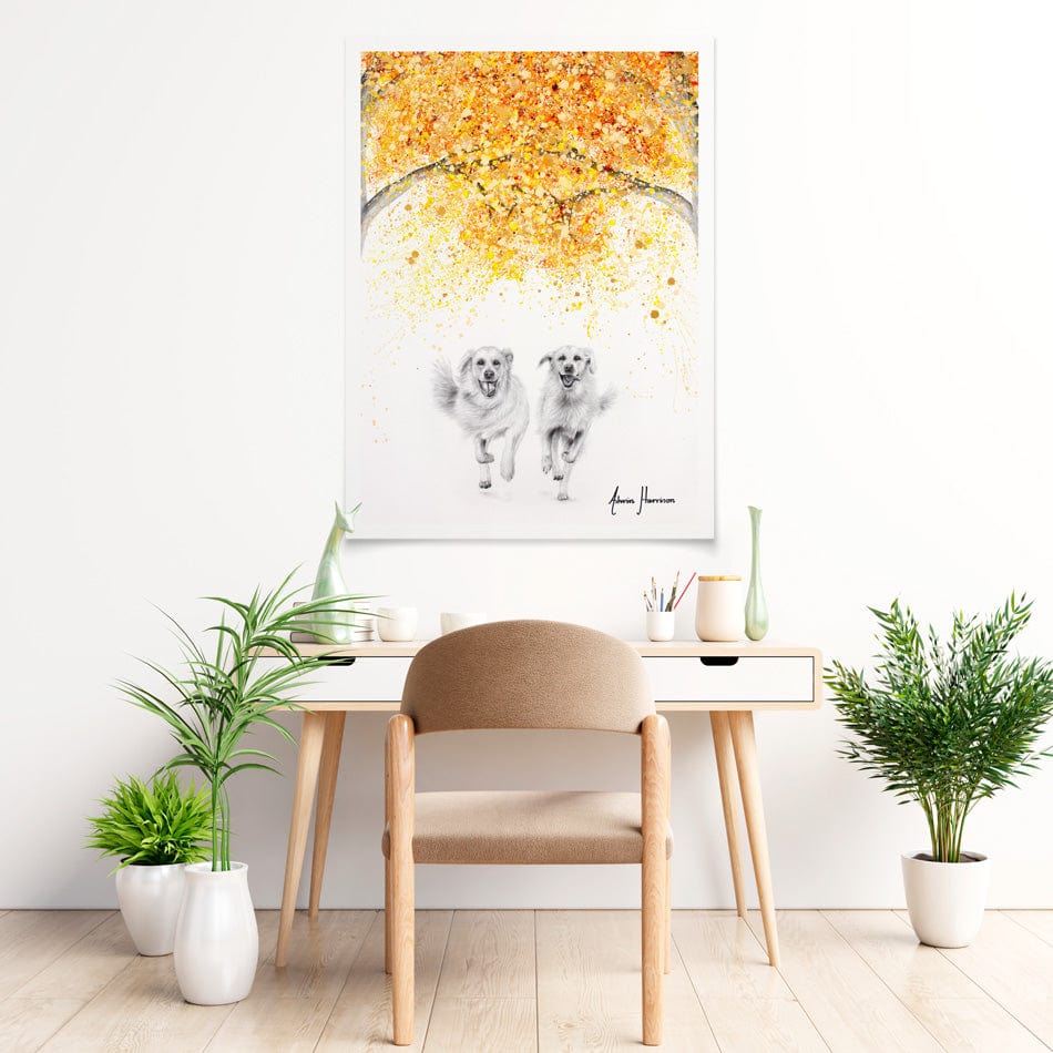 Golden Run Art Print wall art product Ashvin Harrison