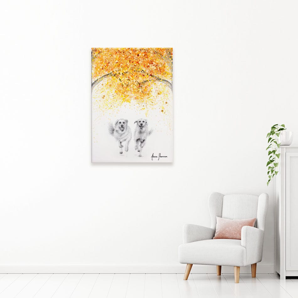 Golden Run Canvas Print wall art product Ashvin Harrison