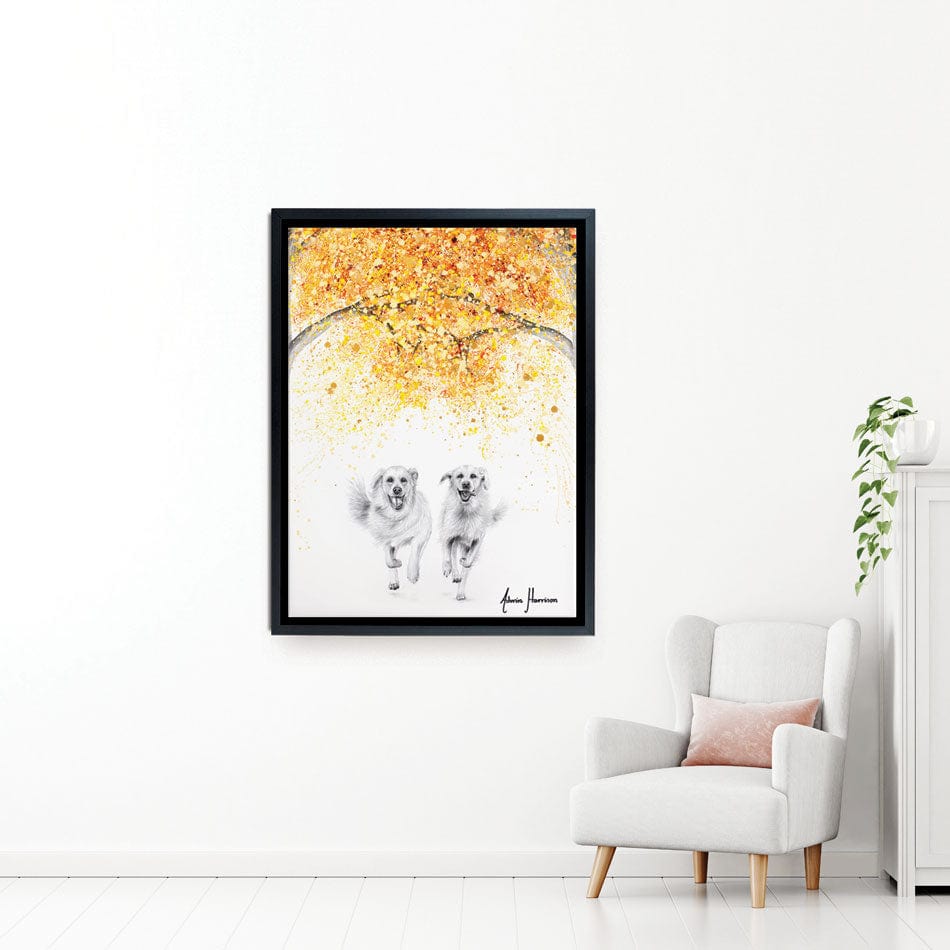 Golden Run Canvas Print wall art product Ashvin Harrison