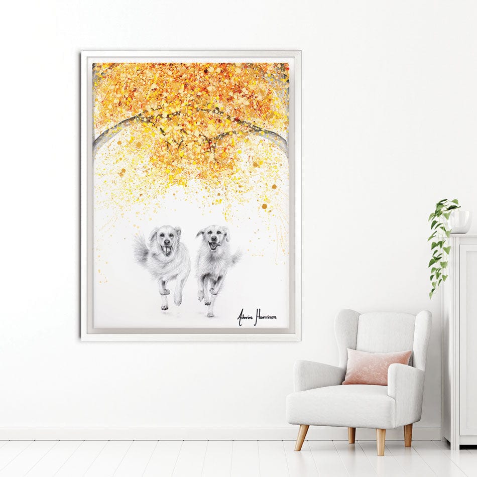 Golden Run Canvas Print wall art product Ashvin Harrison