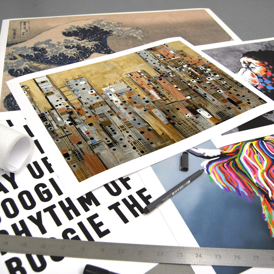 Golden Sky Art Print wall art product Ekaterina Ermilkina / Independent