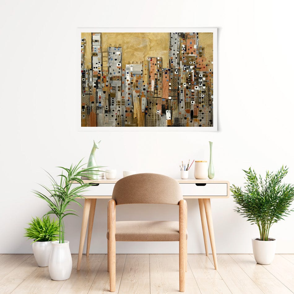Golden Sky Art Print wall art product Ekaterina Ermilkina / Independent