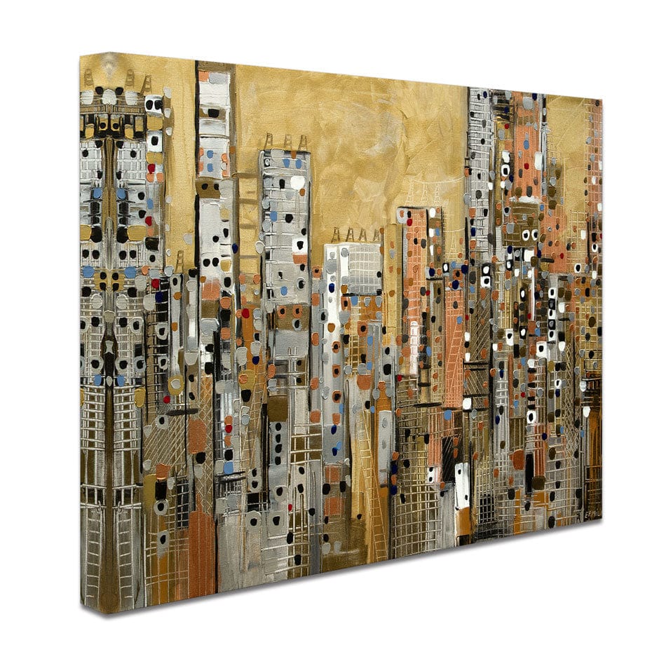 Golden Sky Canvas Print wall art product Ekaterina Ermilkina / Independent