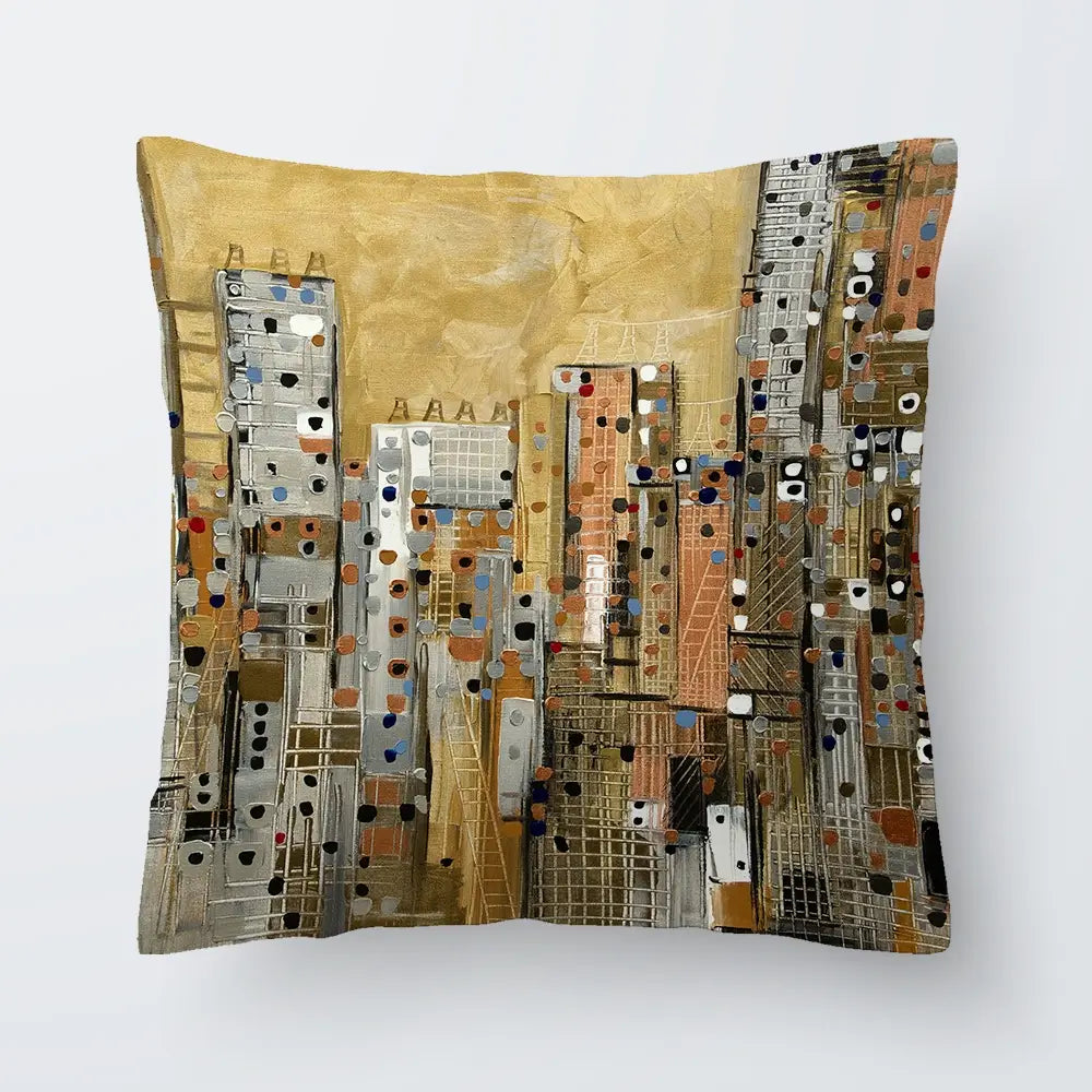 Golden Sky Cushion Golden Sky Cushion wall art product Art Print Shop