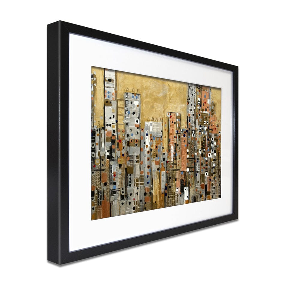 Golden Sky Framed Art Print wall art product Ekaterina Ermilkina / Independent