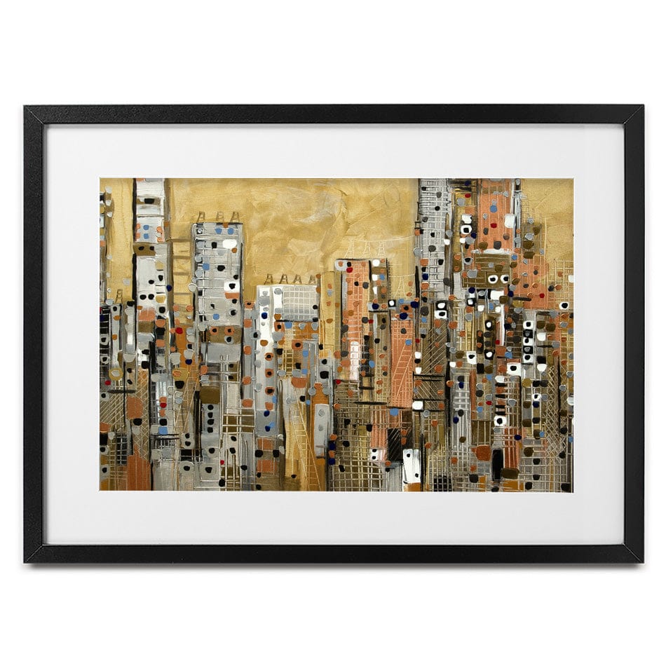 Golden Sky Framed Art Print wall art product Ekaterina Ermilkina / Independent