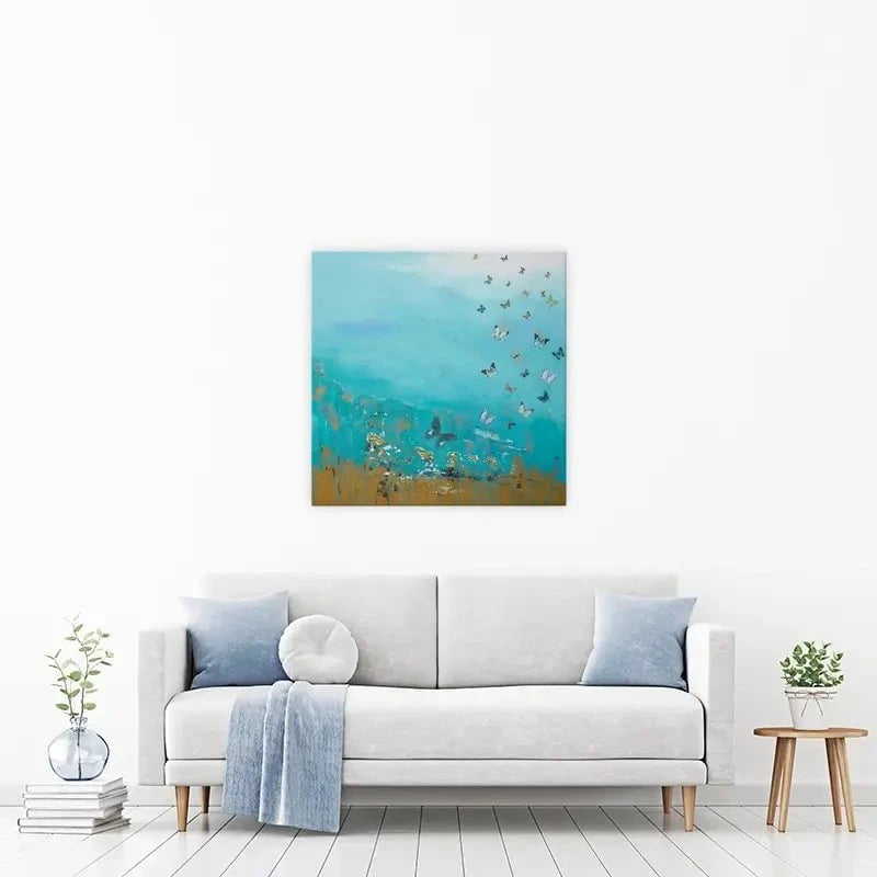 Golden Threads Canvas Print Golden Threads Canvas Print wall art product Laure Bury