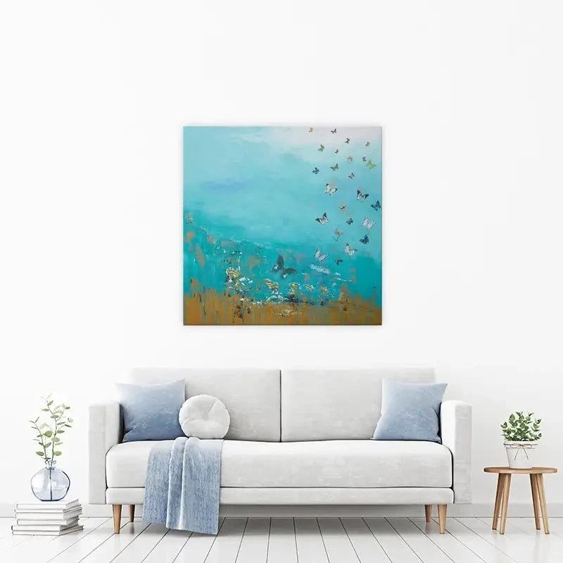 Golden Threads Canvas Print Golden Threads Canvas Print wall art product Laure Bury