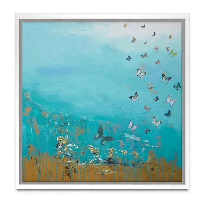 Golden Threads Canvas Print Golden Threads Canvas Print wall art product Laure Bury