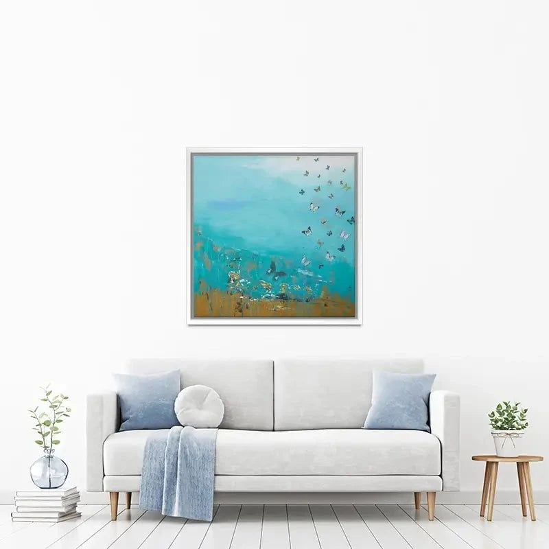 Golden Threads Canvas Print Golden Threads Canvas Print wall art product Laure Bury